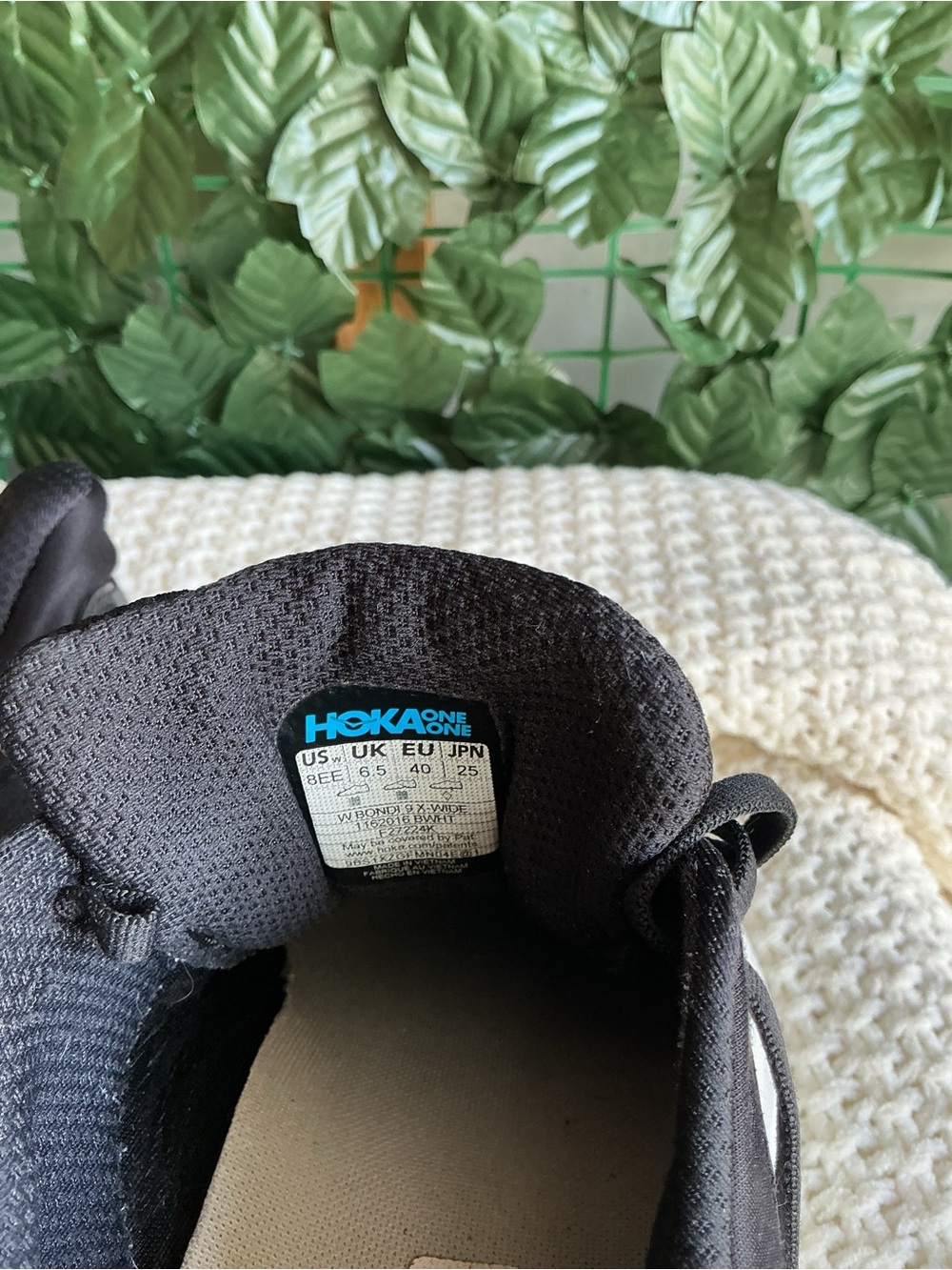 Hoka Black and White Cushioned Running Shoes
Size: Women’s 8 EE - Picture 9 of 10